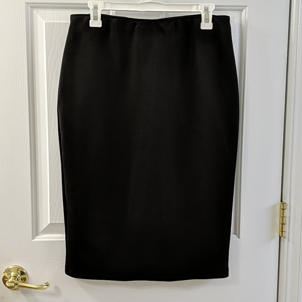 Black pencil skirt
